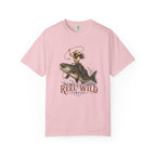 Reel Wild Cowgirl Riding Fish T-Shirt