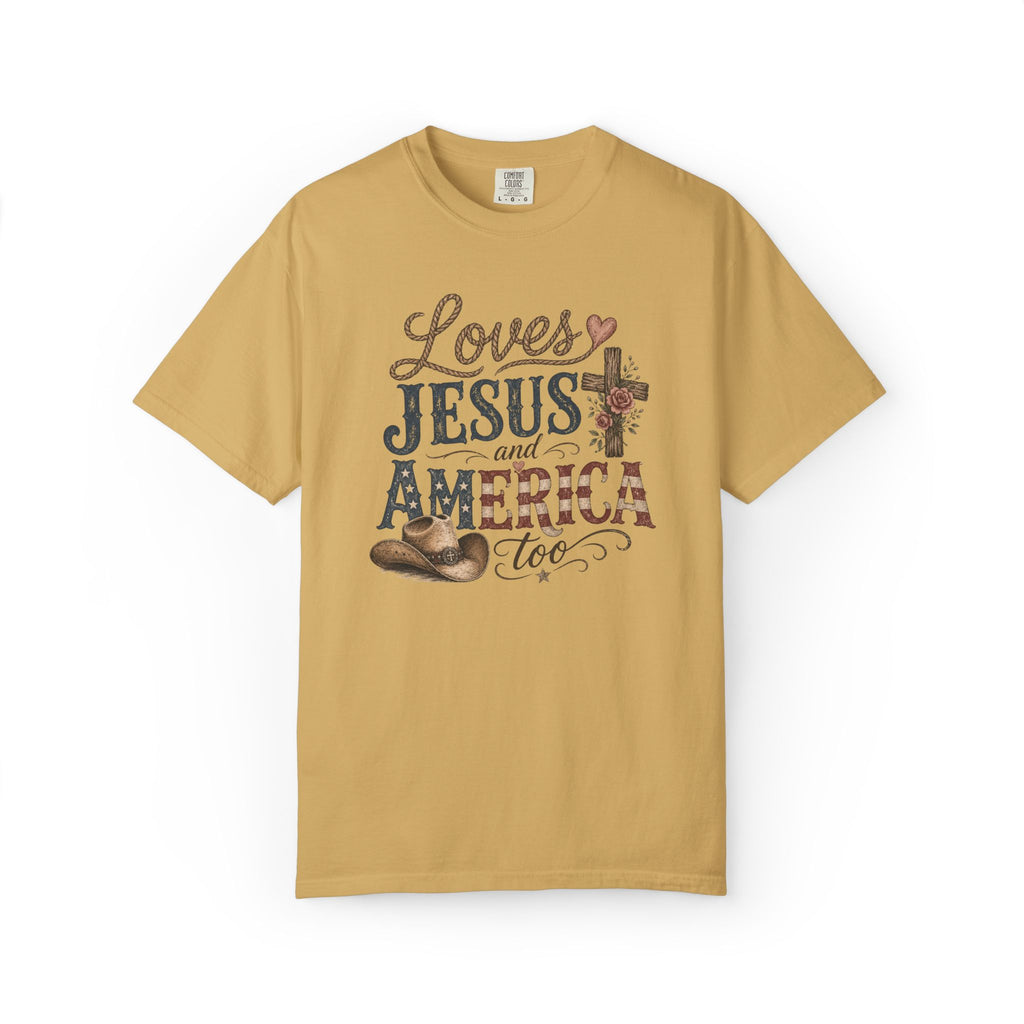 Loves Jesus and America Too T-Shirt