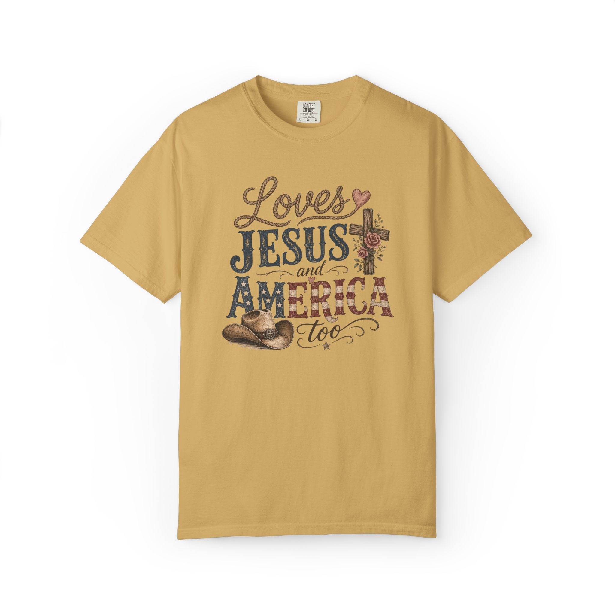 Loves Jesus and America Too T-Shirt