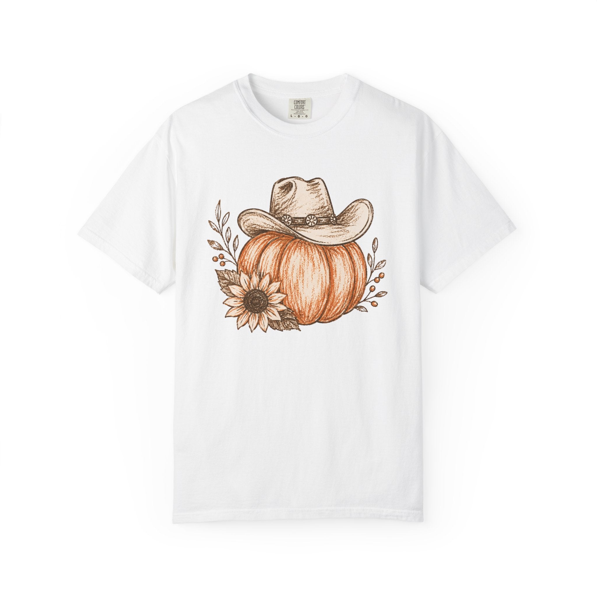 Pumpkin Cowboy Hat T-Shirt