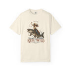 Reel Wild Cowgirl Riding Fish T-Shirt