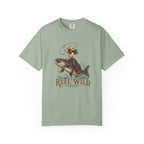 Reel Wild Cowgirl Riding Fish T-Shirt