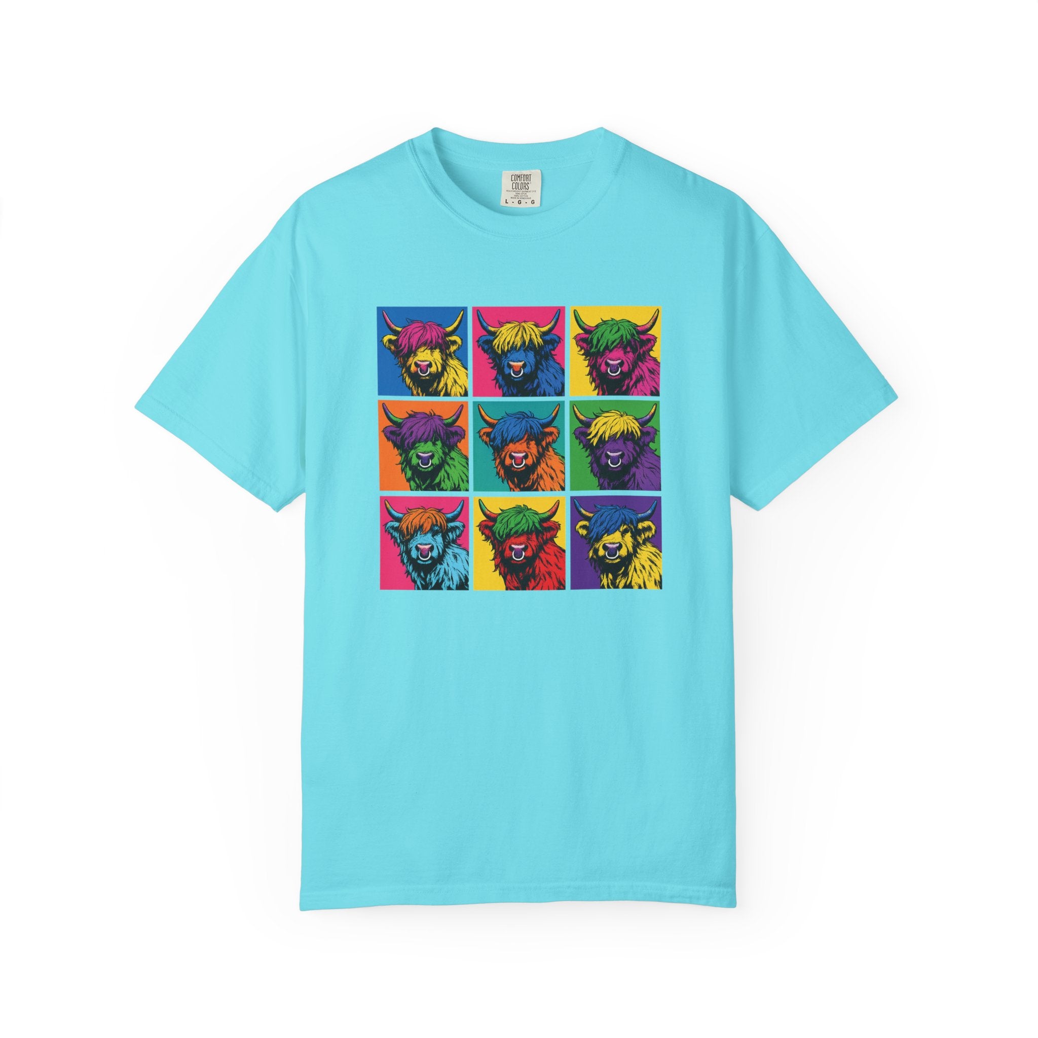 Highland Cow Pop Art T-Shirt