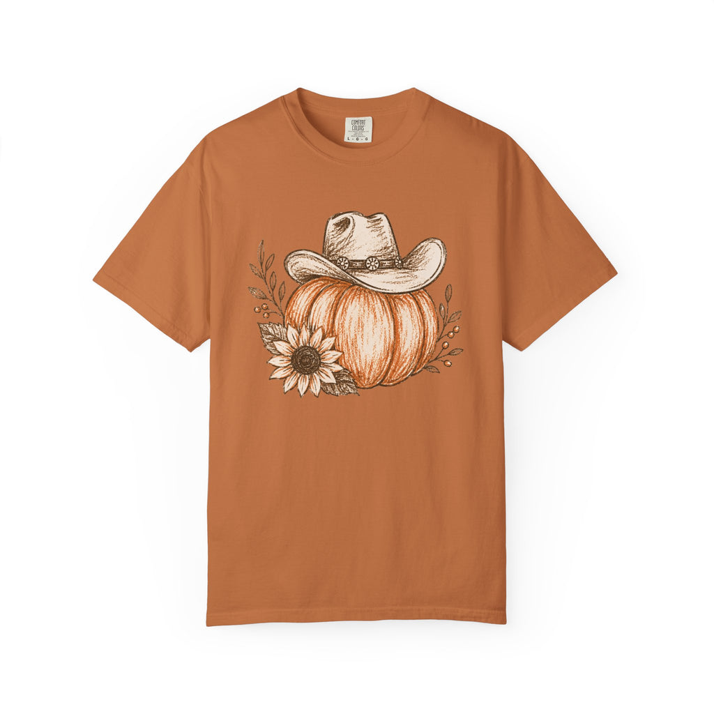 Pumpkin Cowboy Hat T-Shirt