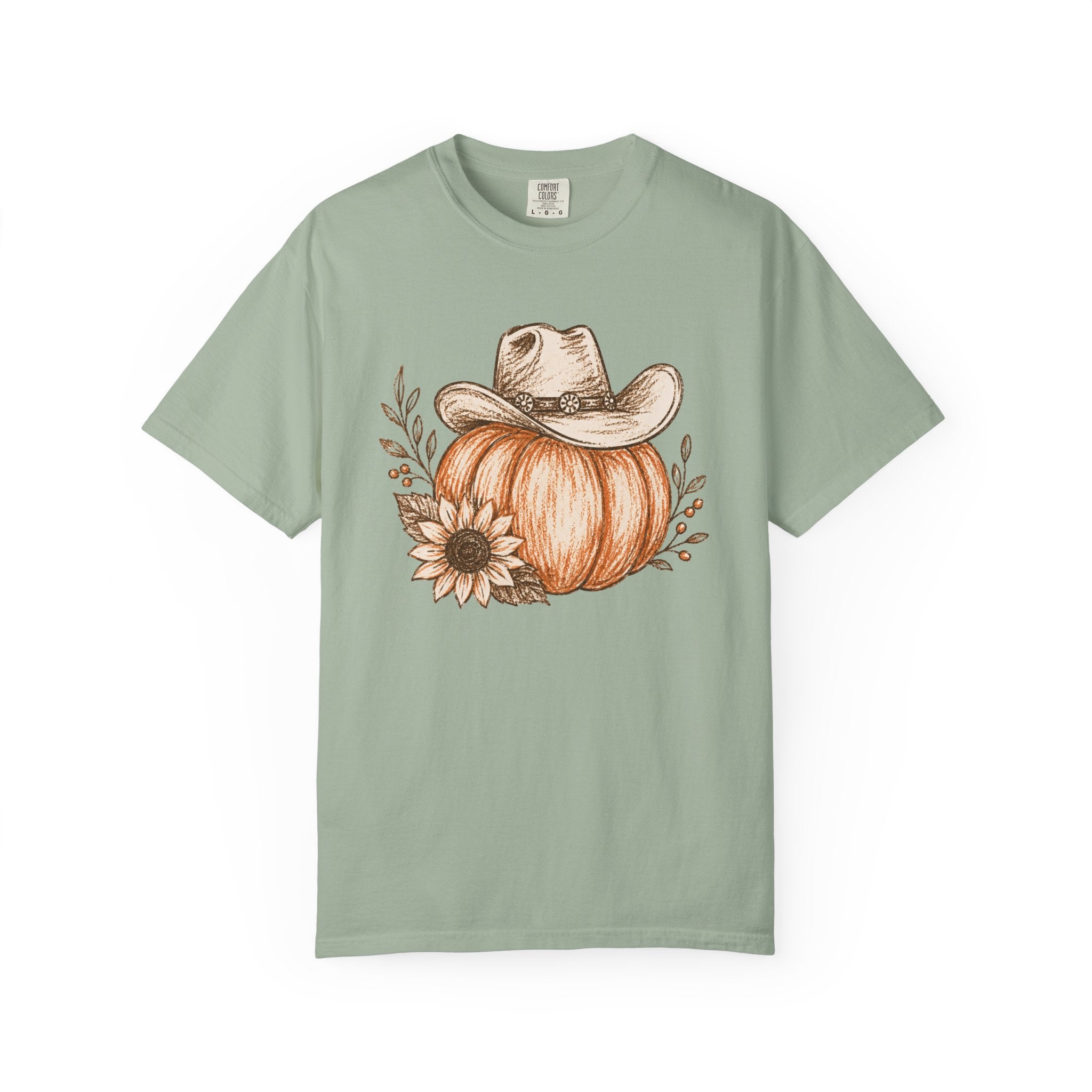 Pumpkin Cowboy Hat T-Shirt
