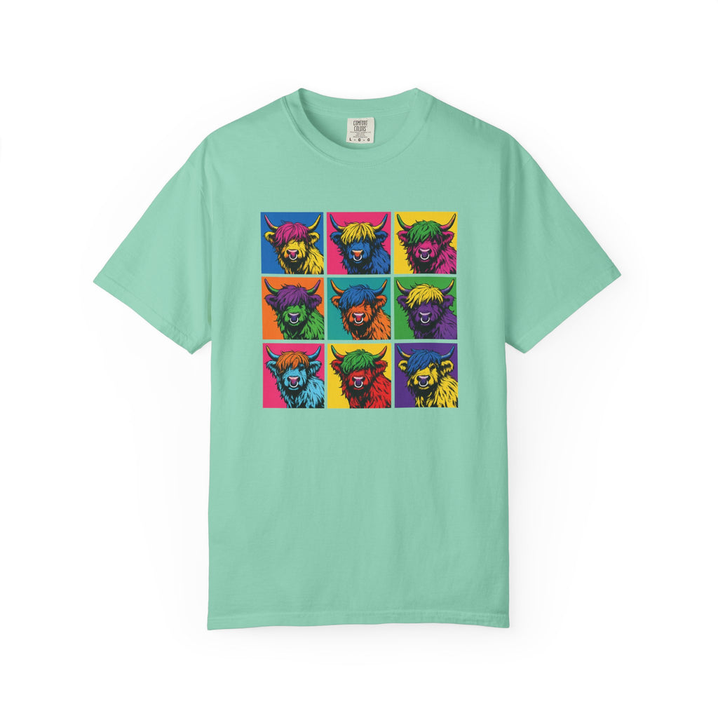 Highland Cow Pop Art T-Shirt